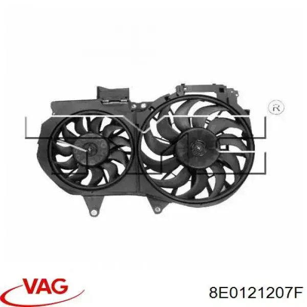 8E0121207F VAG ventilador del motor