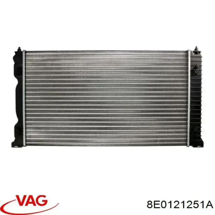 Radiador 8E0121251A VAG