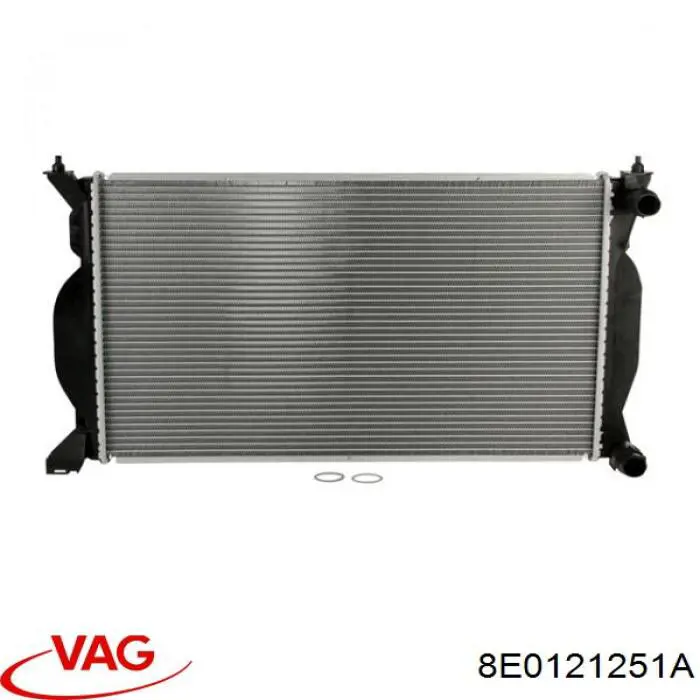 Radiador de água VAG 8E0121251A