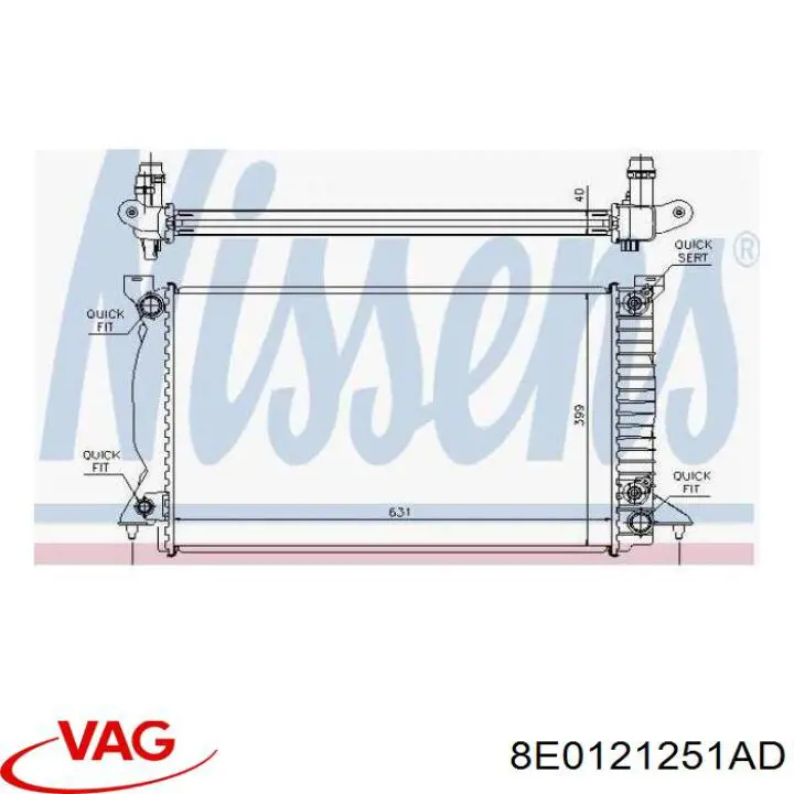 59311 NRF Refrigeración del motor