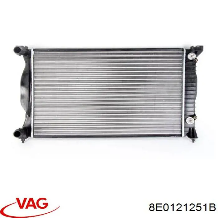 8E0121251B VAG radiador refrigeración del motor