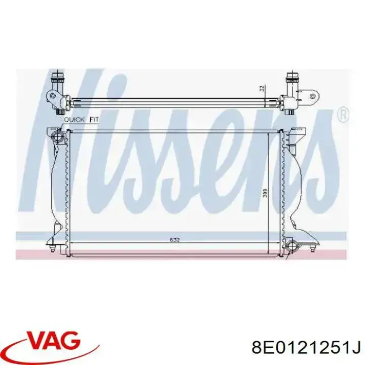 Comprar 8E0121251J VAG Radiador de auto