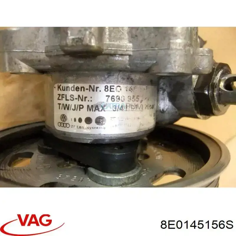 Bomba de dirección hidráulica VAG 8E0145155T