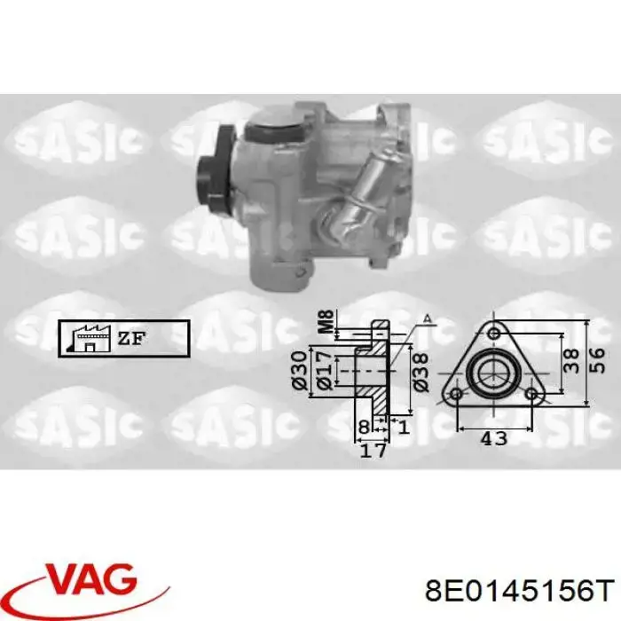 Comprar 8E0145156T VAG Bomba servodireccion