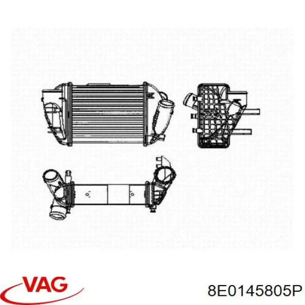 Comprar 8E0145805P VAG Turbo intercooler