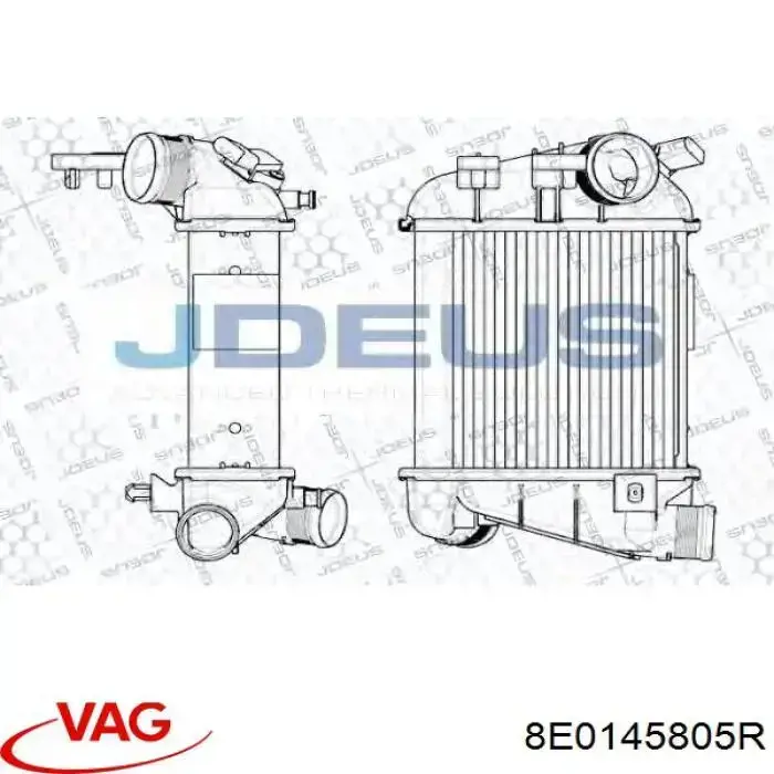 Intercooler 8E0145805R VAG