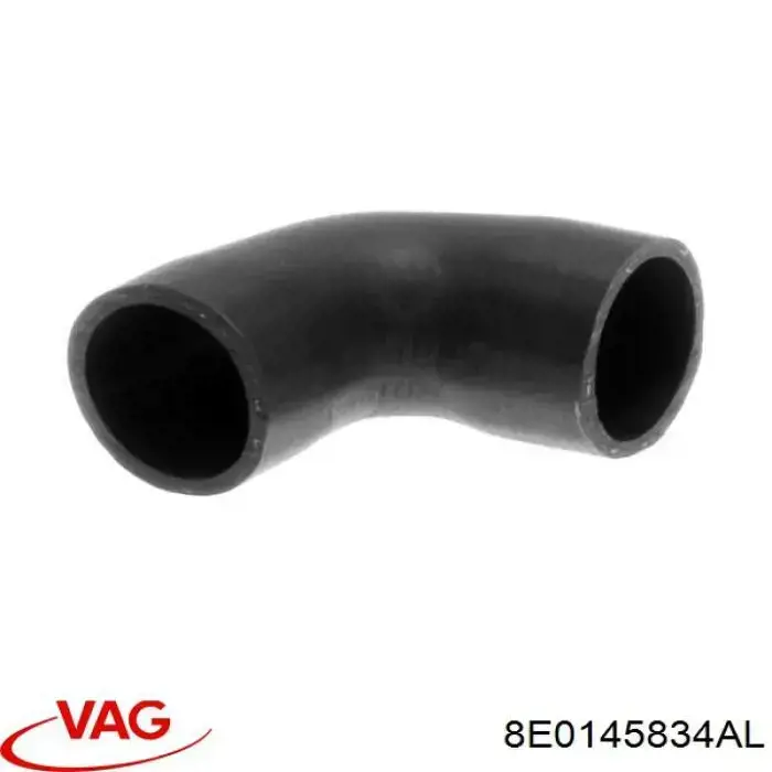 8E0145834 VAG tubo flexible de aire de sobrealimentación inferior izquierdo