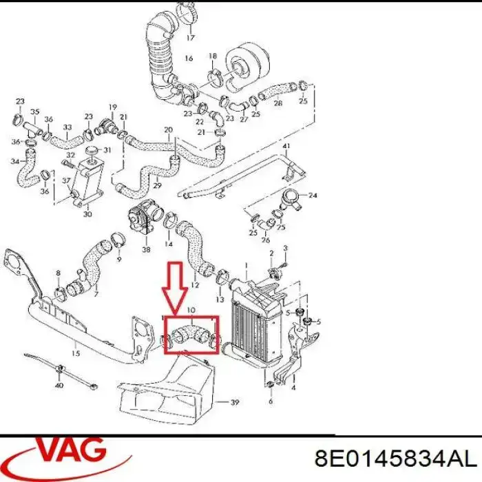 Manguera del intercooler Fare 13280 precio, desde 14,28 EUR