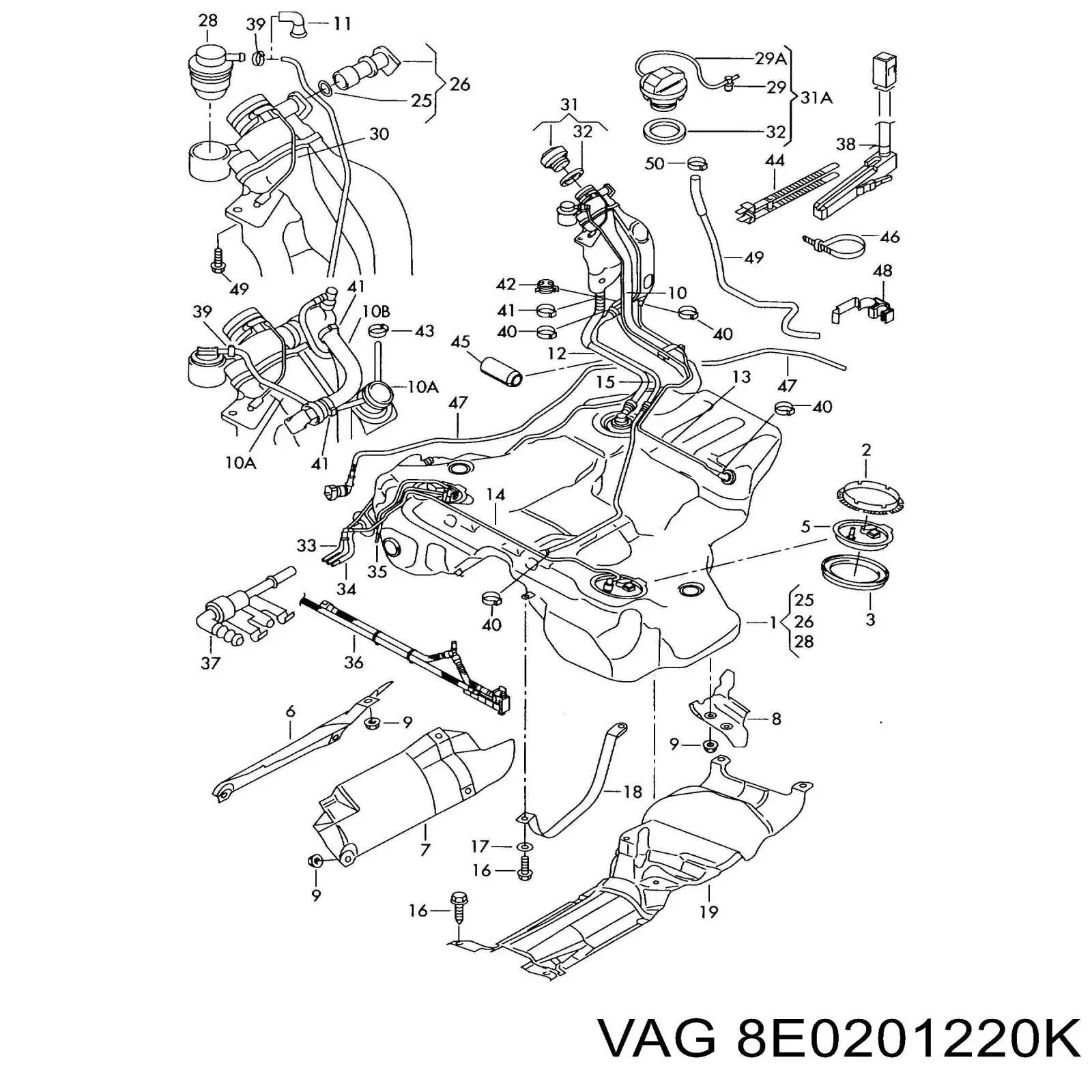  VAG 8E0201220K precio, desde 79,38 EUR