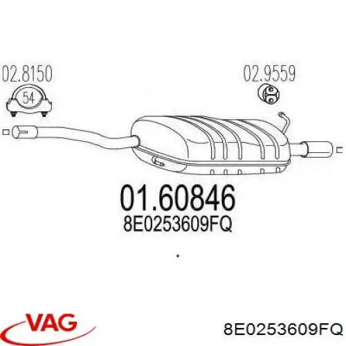 8E0253609FQ VAG