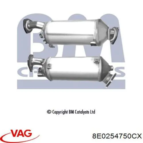 Comprar 8E0254750CX VAG Filtro de partículas (FAP)