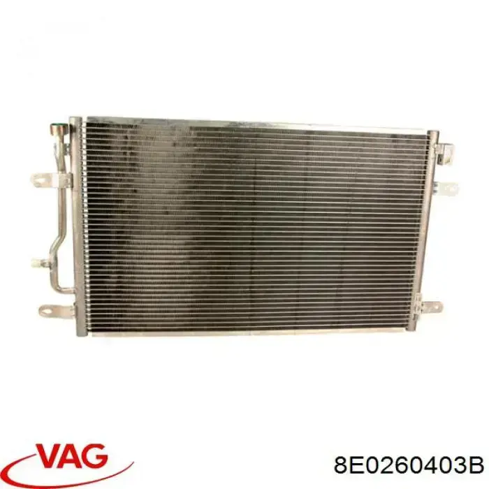 8E0260403B VAG Radiador de aire acondicionado