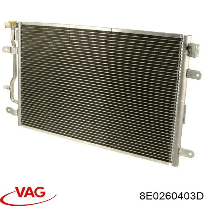 8E0260403D VAG condensador aire acondicionado