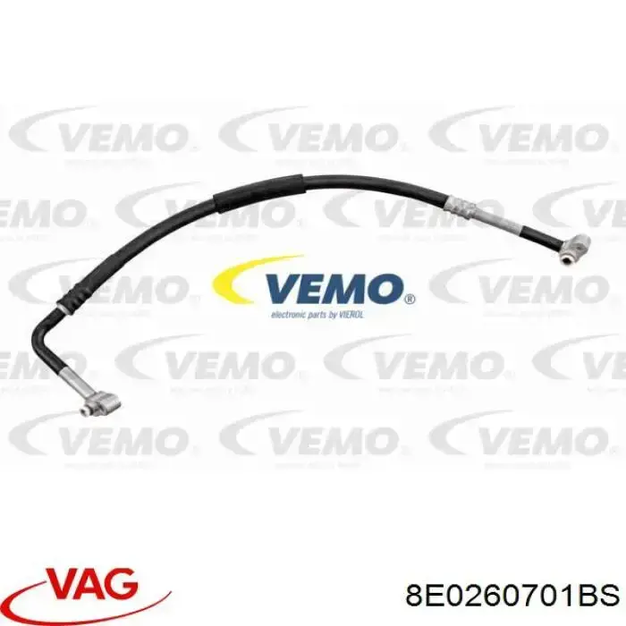 Manguera de aire acondicionado de compresor al condensador VAG 8E0260701BS precio, desde 64,45 EUR
