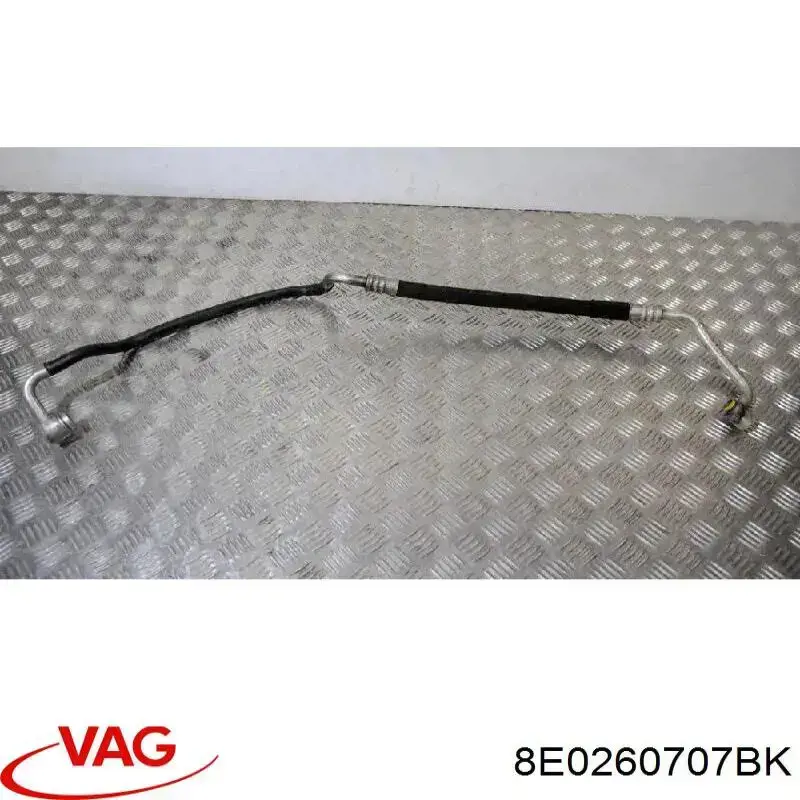 Manguera de aire acondicionado de compresor al condensador VAG 8E0260707BK