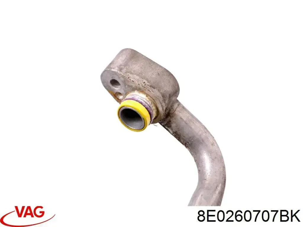 Manguera de aire acondicionado de compresor al condensador 8E0260707BK VAG
