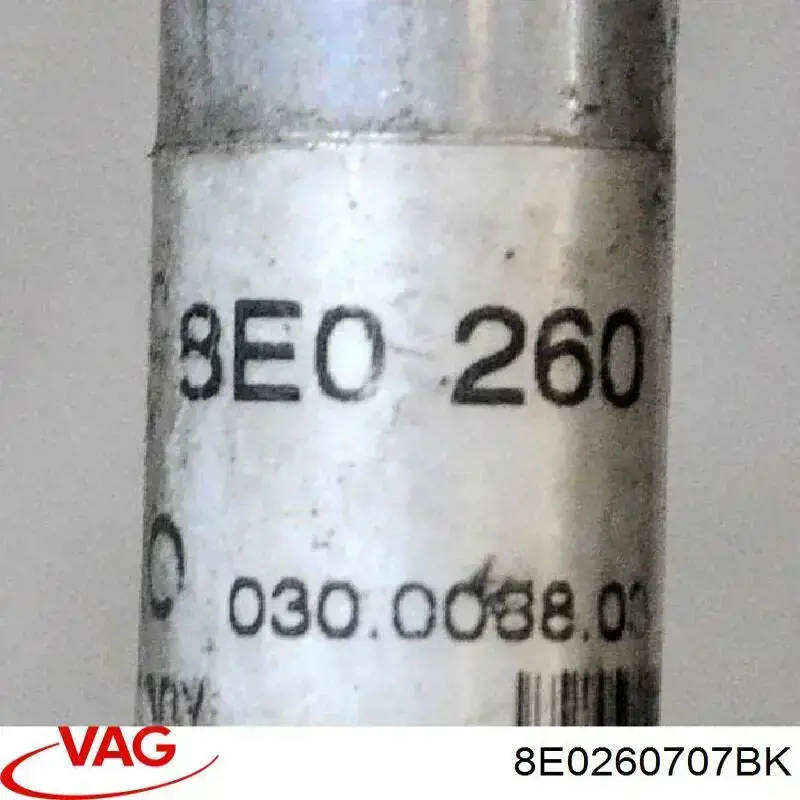 8E0260707BK VAG Manguera de aire acondicionado de compresor al condensador