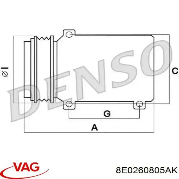 Compresor ac VAG 8E0260805AK precio, desde 124,87 EUR