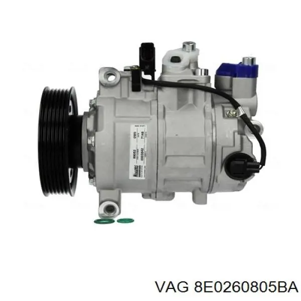 Compresor de aire acondicionado 8E0260805BA VAG