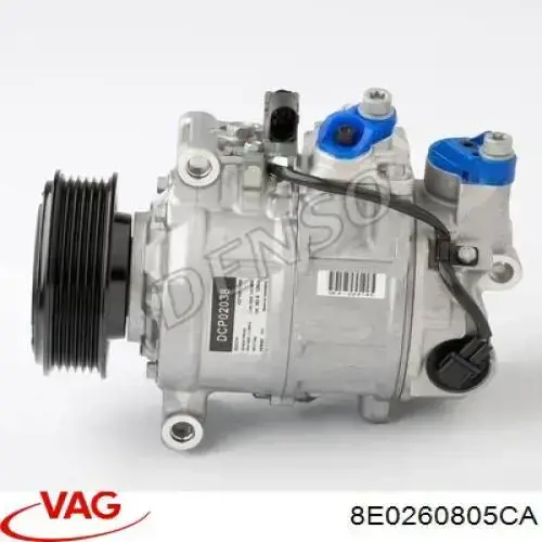Compresor de aire acondicionado 8E0260805CA VAG