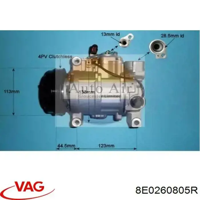 Compresor ac VAG 8E0260805R precio, desde 307,45 EUR