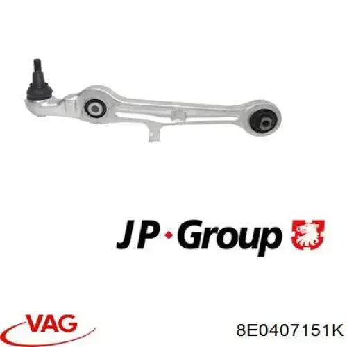 Brazo inferior izquierdo/derecho de suspensión delantera VAG 8E0407151K precio, desde 54,35 EUR