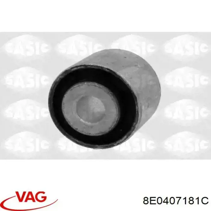 Silentblock del brazo de suspensión 8E0407181C VAG