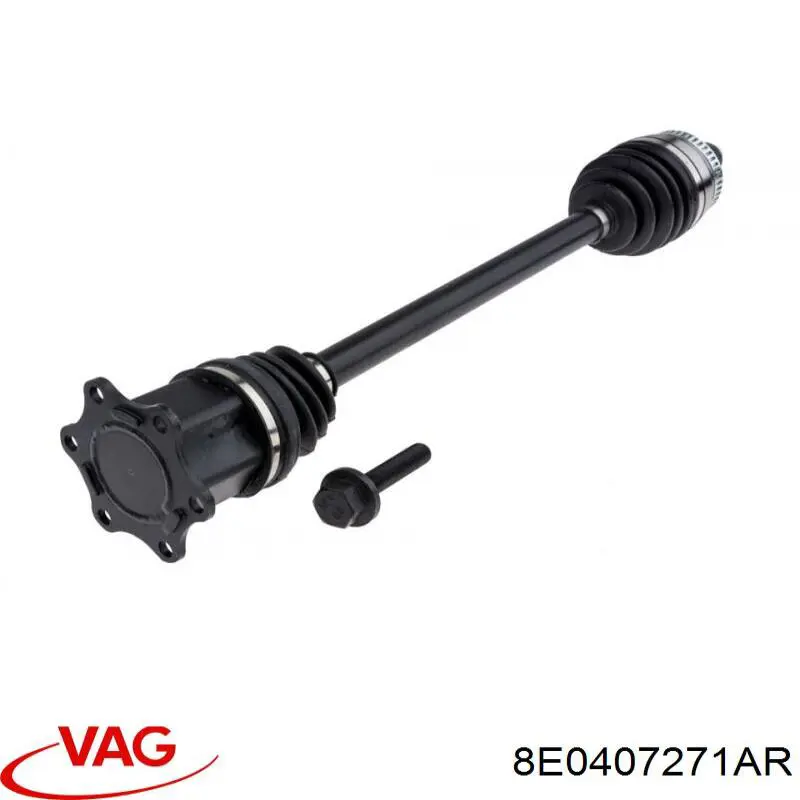 8E0407271AR VAG Semieje delantero izquierdo