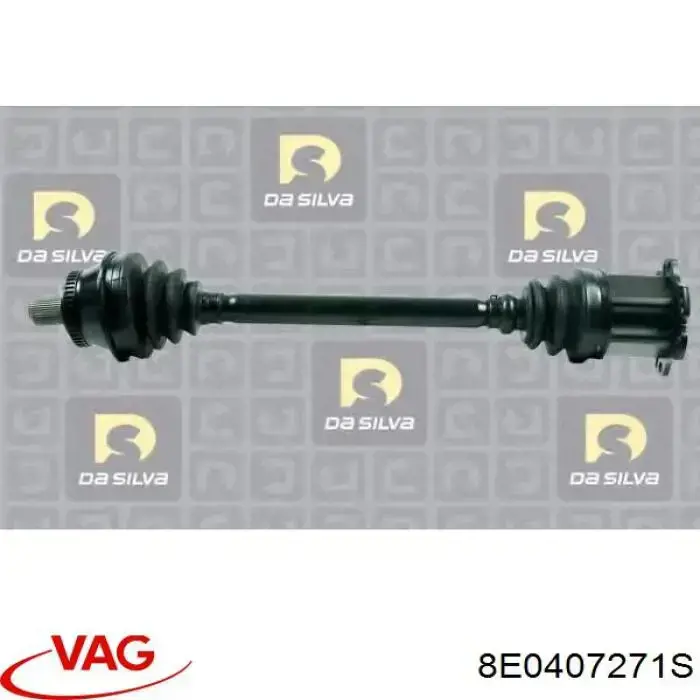 Semieje delantero izquierdo VAG 8E0407271S precio, desde 95,88 EUR
