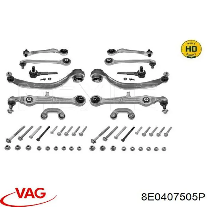 8E0407505P VAG Trapecio de suspensión delantera, superior izquierda