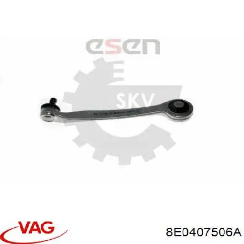 Brazo superior derecho de la suspensión delantera 8E0407506A VAG