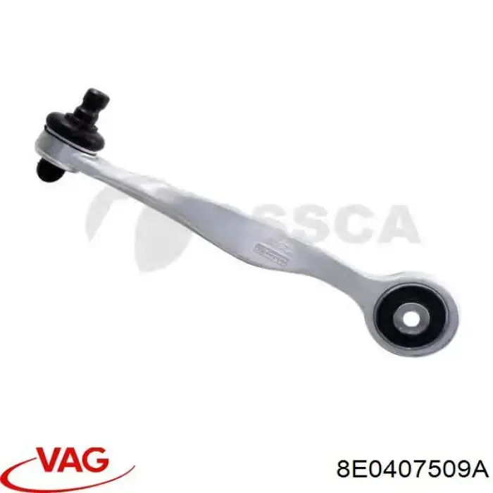 8E0407509A VAG Brazo de suspensión delantera, superior izquierda