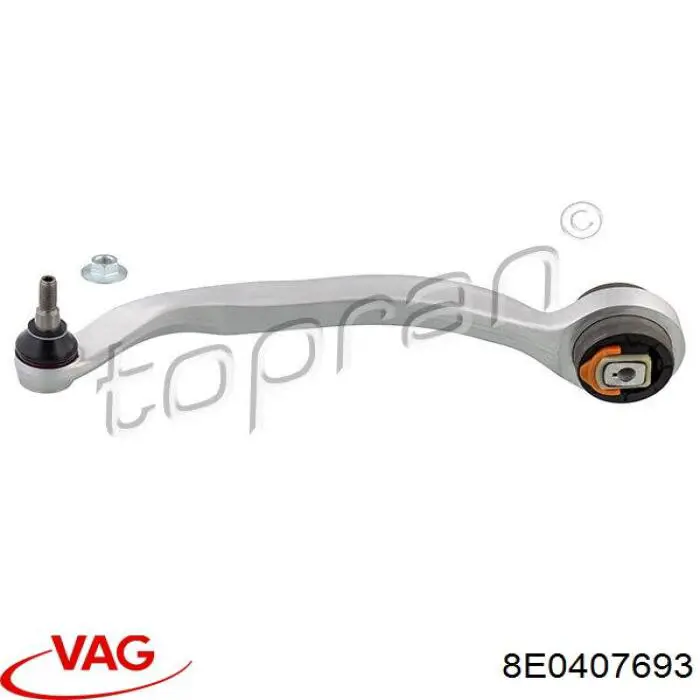 Brazo inferior izquierdo de la suspensión delantera VAG 8E0407693 precio, desde 45,66 EUR