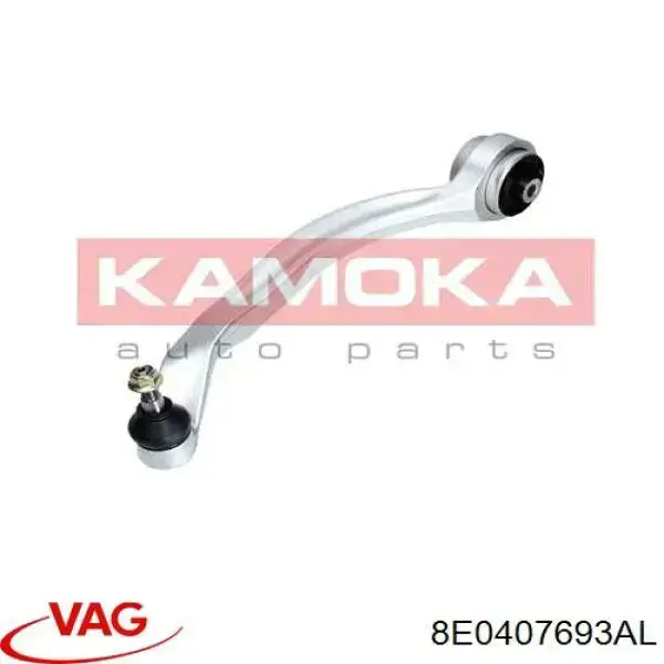 8E0407693AL VAG Brazo inferior izquierdo de la suspensión delantera