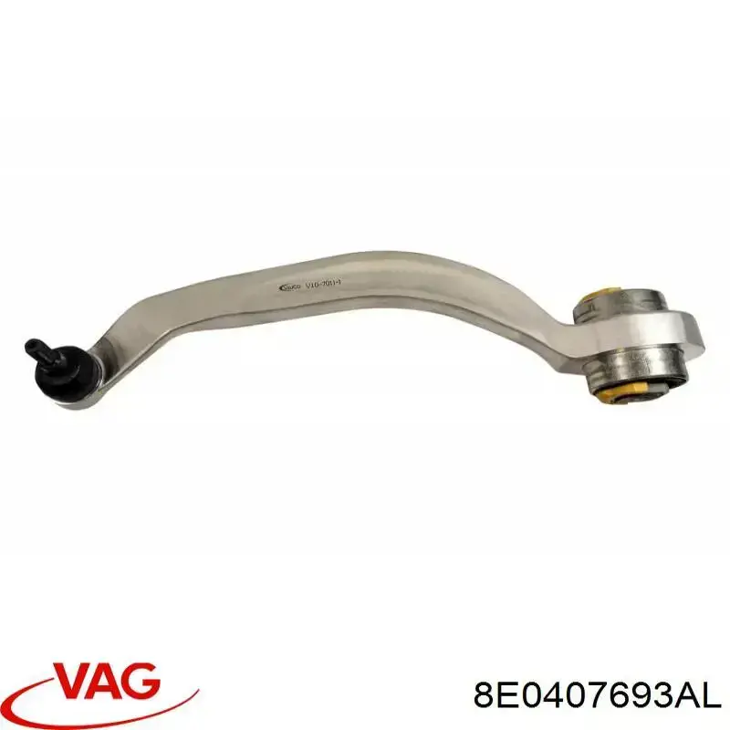 Brazo inferior izquierdo de la suspensión delantera VAG 8E0407693AL