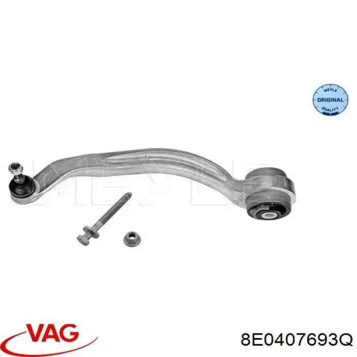 Brazo inferior izquierdo de la suspensión delantera 8E0407693Q VAG