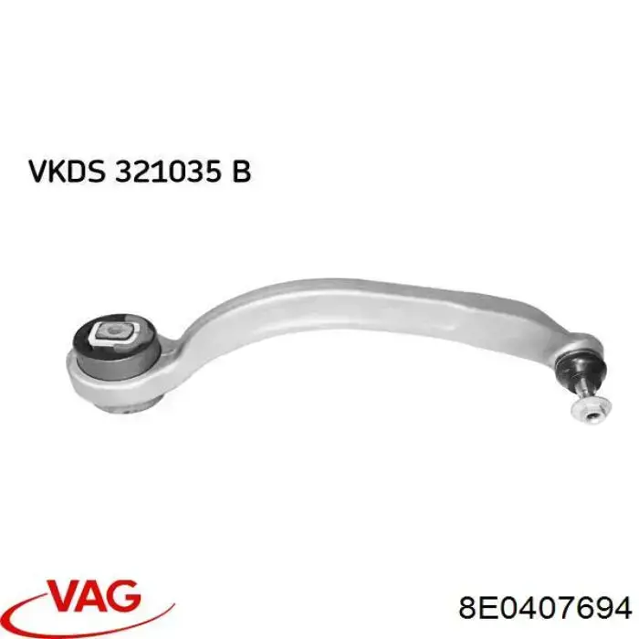 Brazo inferior derecho de la suspensión delantera VAG 8E0407694 precio, desde 59,53 EUR