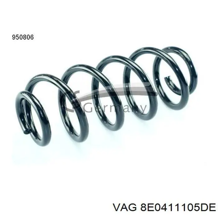 8E0411105DE VAG Muelle delantero
