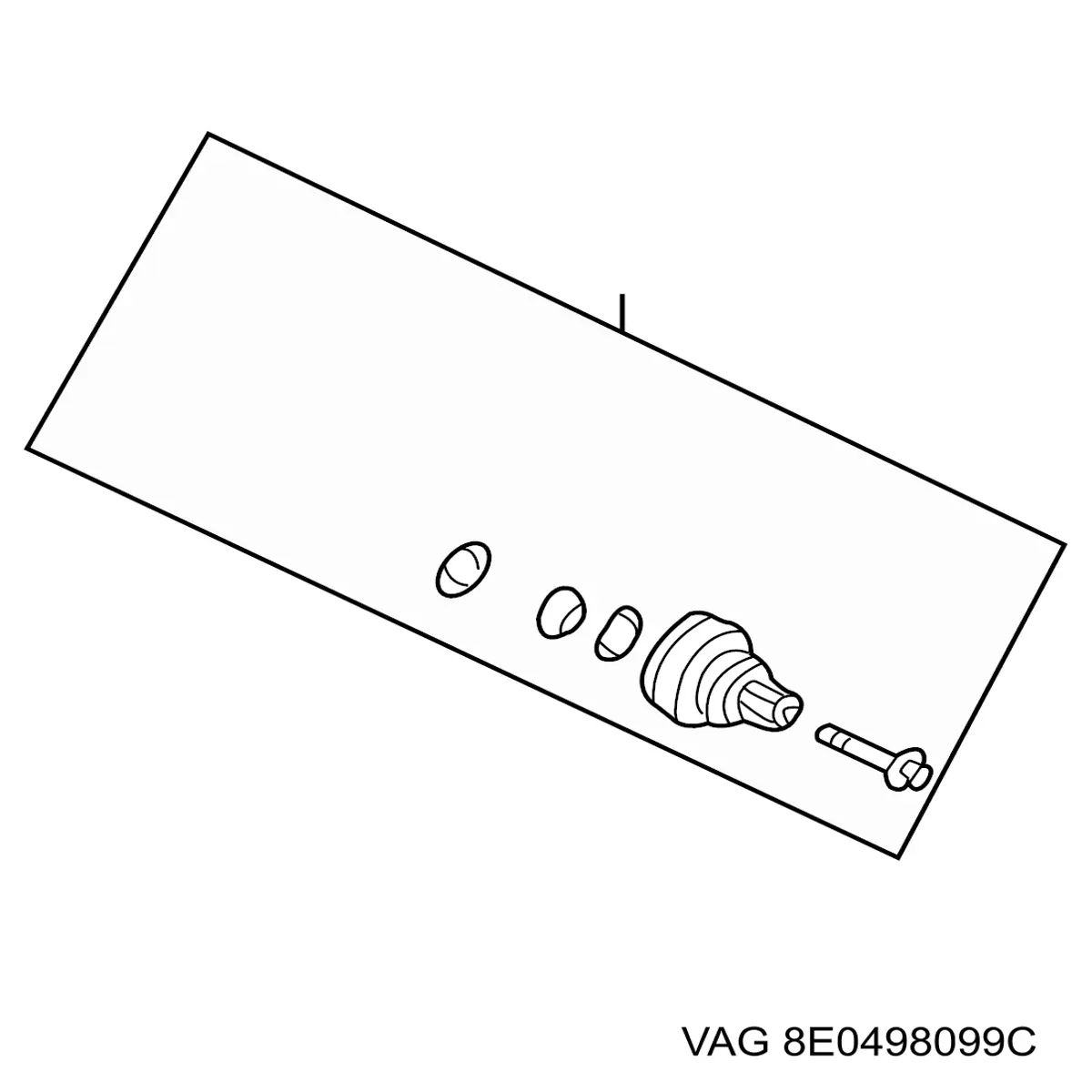 8E0498099C VAG Junta homocinética