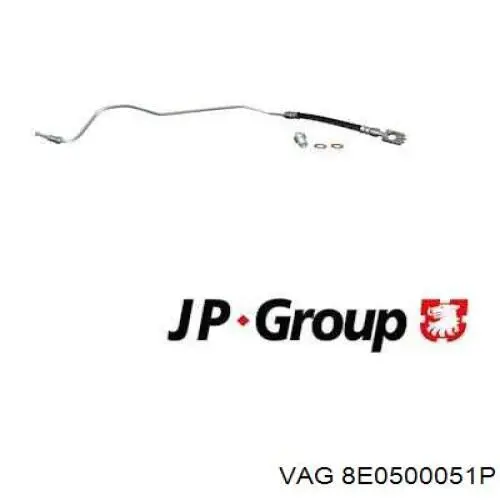 8E0500051P VAG tubo flexible de frenos trasero derecho