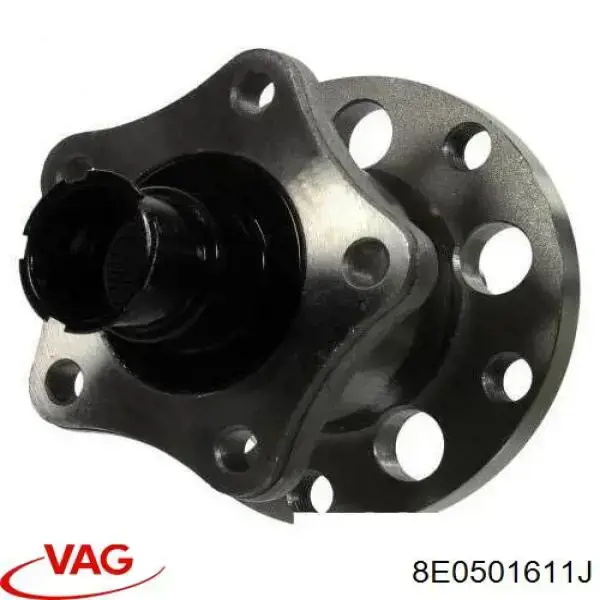 Cubo de rueda trasero 8E0501611J VAG