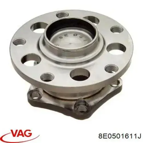 Cubo de rueda trasero VAG 8E0501611J