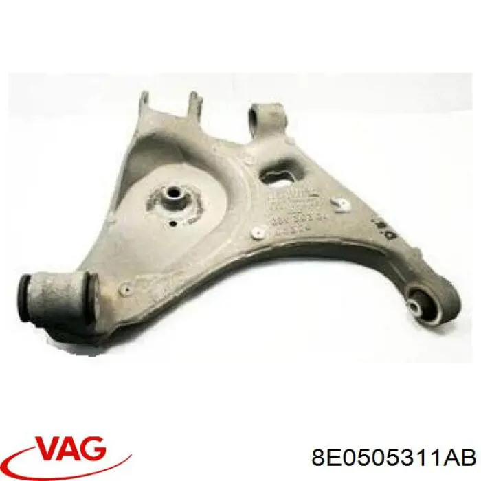 8E0505311AC VAG brazo suspension trasero inferior izquierdo