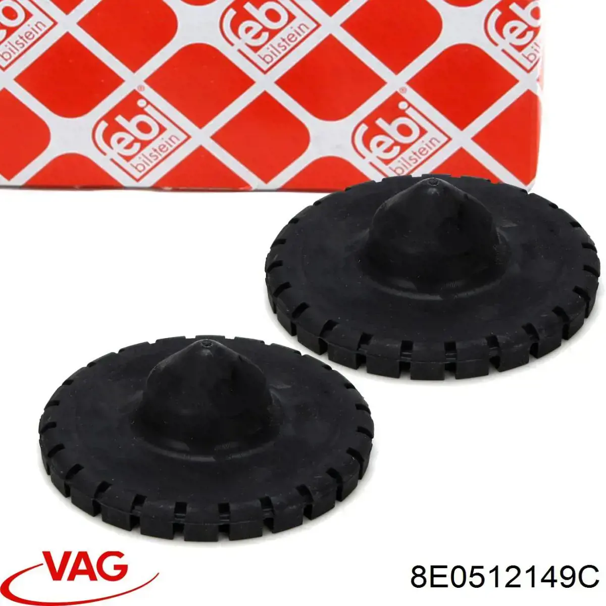 Comprar 8E0512149C VAG Aislador de resorte trasero superior