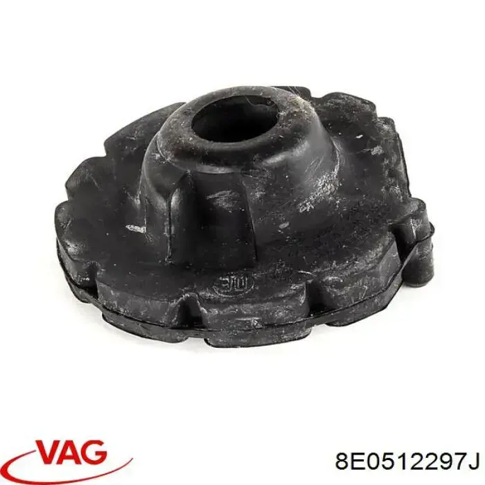 Aislador de resorte trasero inferior de goma 8E0512297J VAG