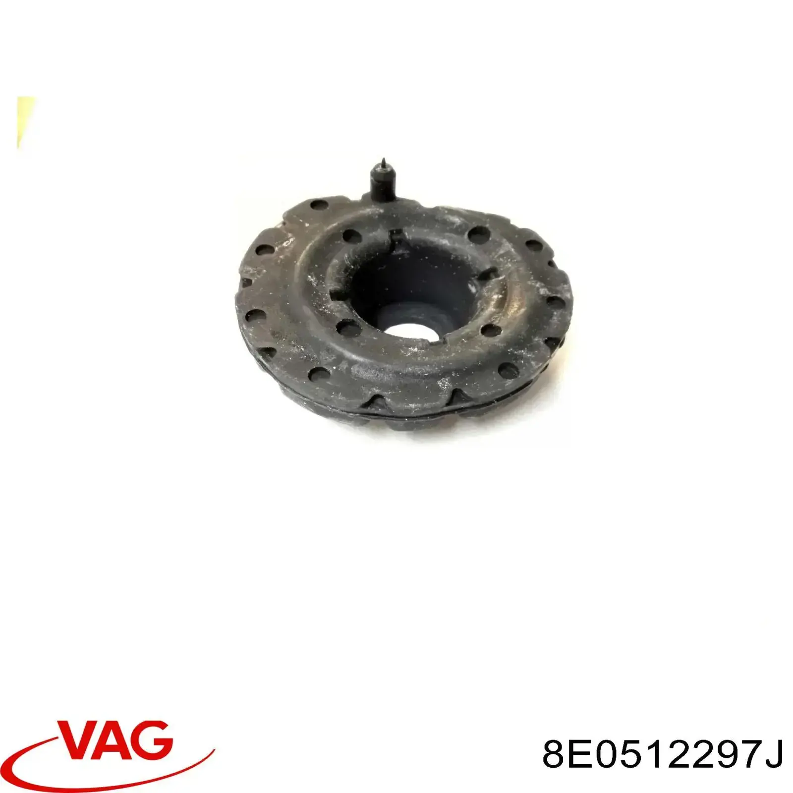 Aislador de resorte trasero inferior de goma VAG 8E0512297J