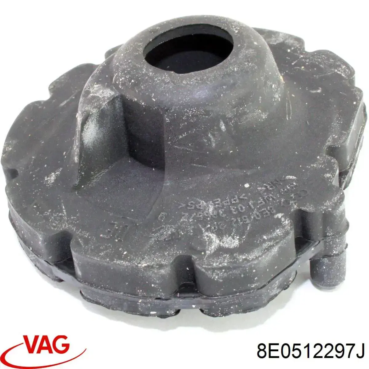 8E0512297J VAG Aislador de resorte trasero inferior de goma
