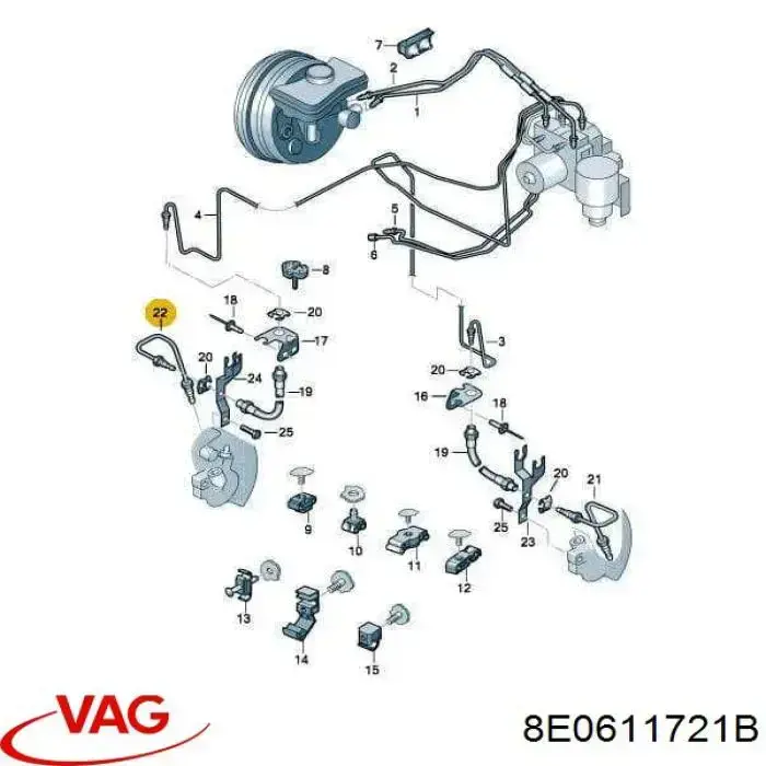  VAG 8D0611721D precio, desde 22,52 EUR