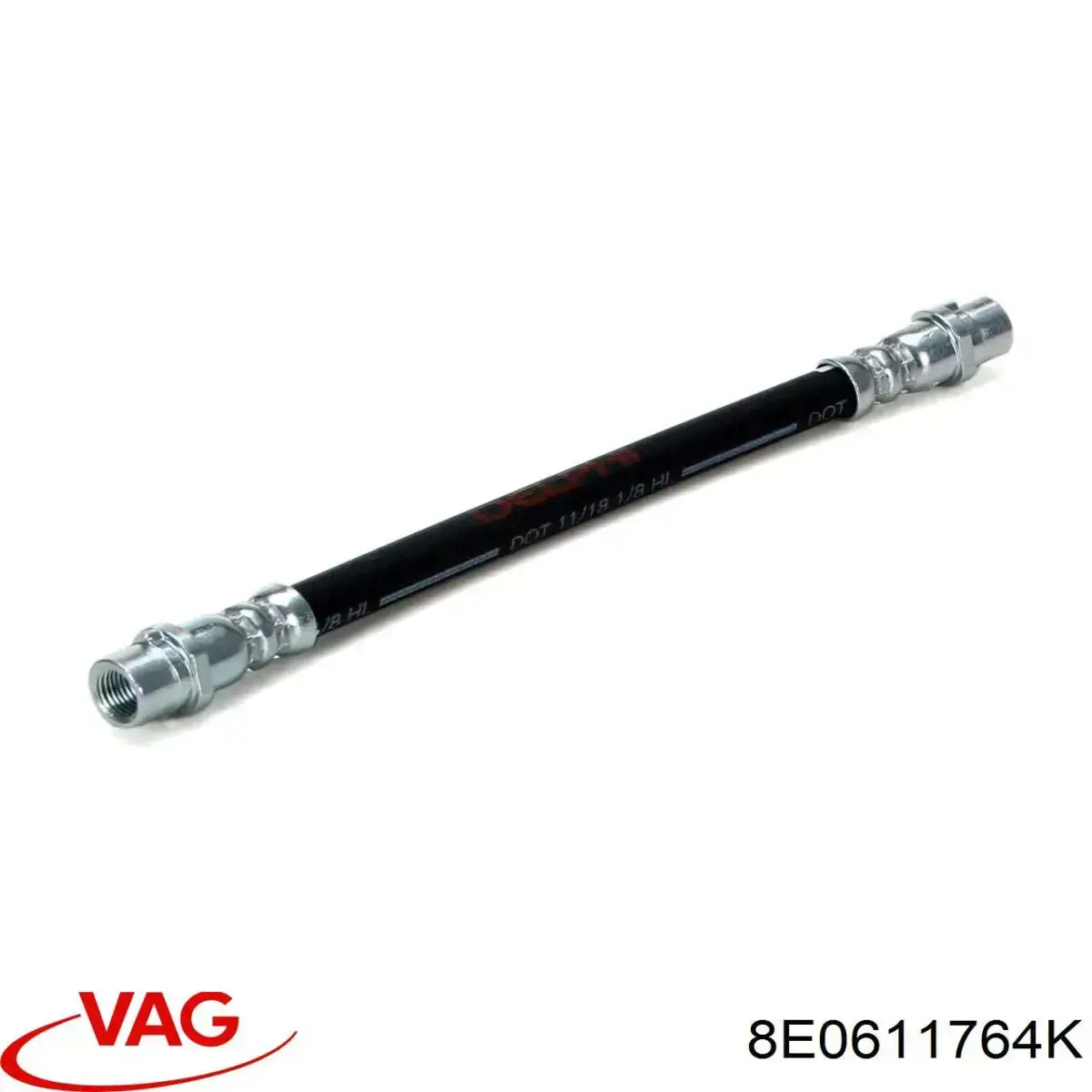 Tubo flexible de frenos trasero derecho  VAG 8E0611764K