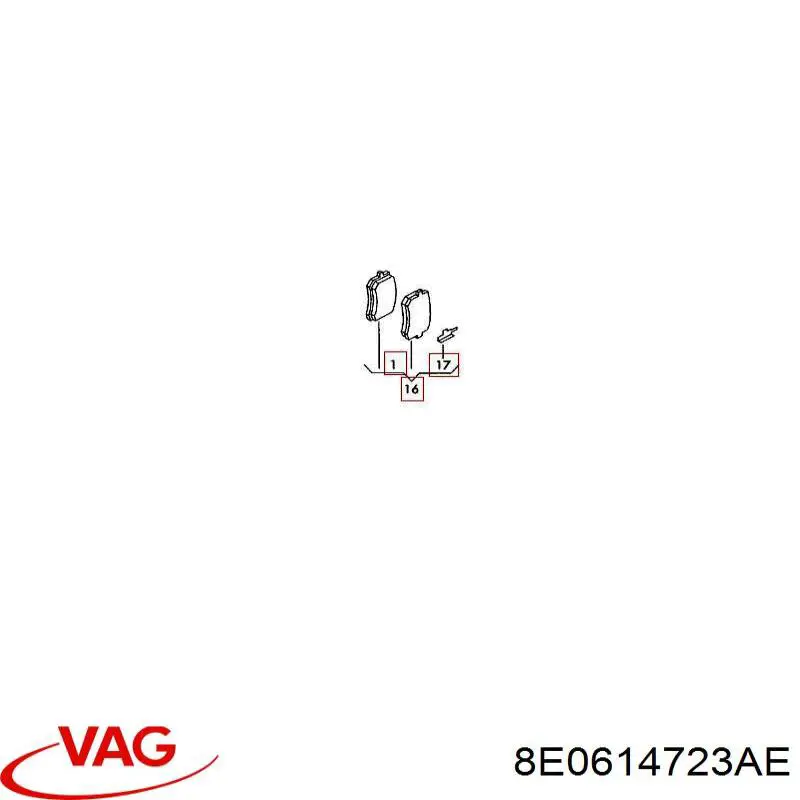  VAG 8E0614723AE precio, desde 30,92 EUR